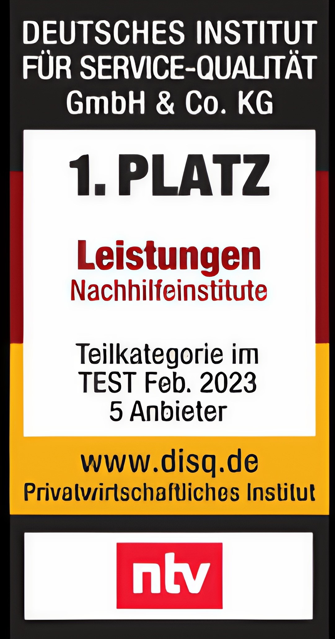 1. Platz Leistungen